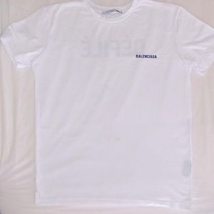 Balenciaga Defile logo tee shirt